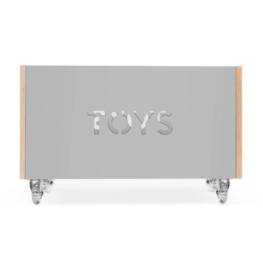 Toy Box Chest on Casters, Birch / White L7882
