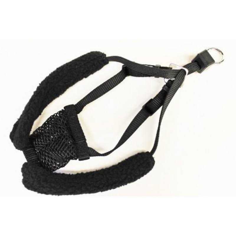 Medium Black Anti Pull Mesh Dog Harness K328423