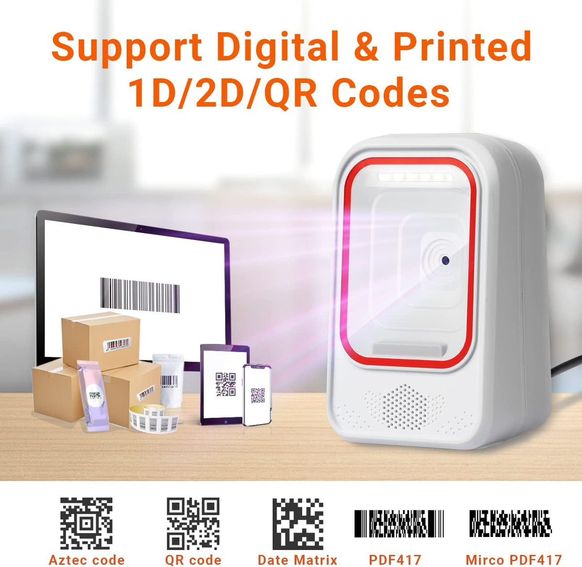 2D Wireless Barcode Scanner W7220