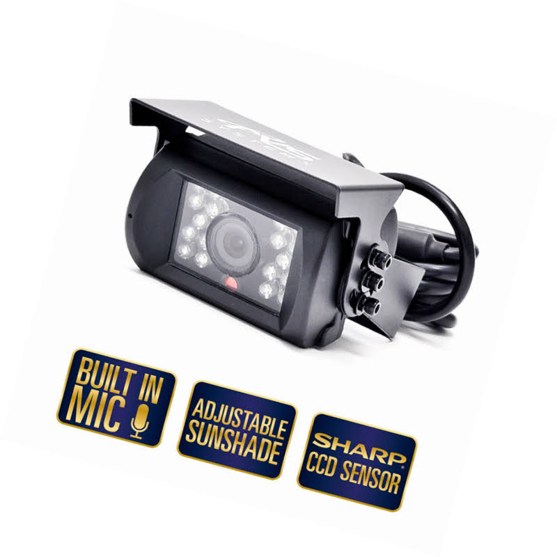 Black Backup Camera System with 7x22 Display E3693
