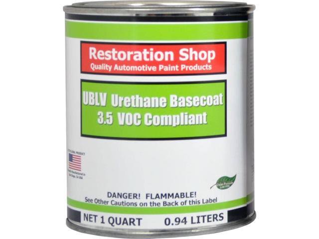 White 1 Quart Low VOC Urethane Basecoat Car Auto Body Paint G71867