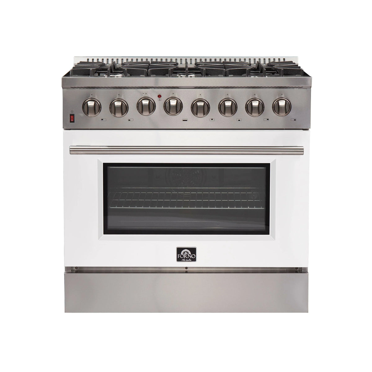 White 36 Inch Dual Fuel Range T83857