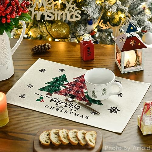 Buffalo Plaid Christmas Placemats Set of 4 E4224