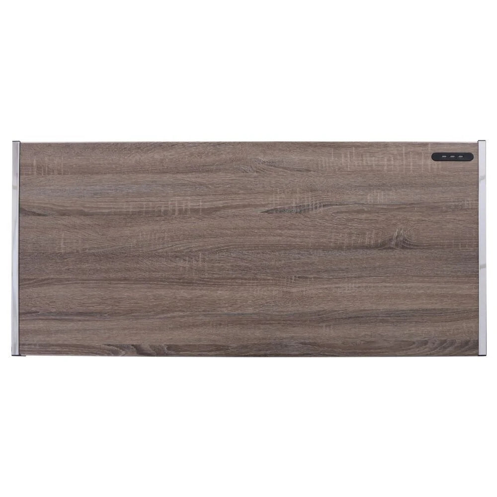 Oak and Chrome USB Desk D83011
