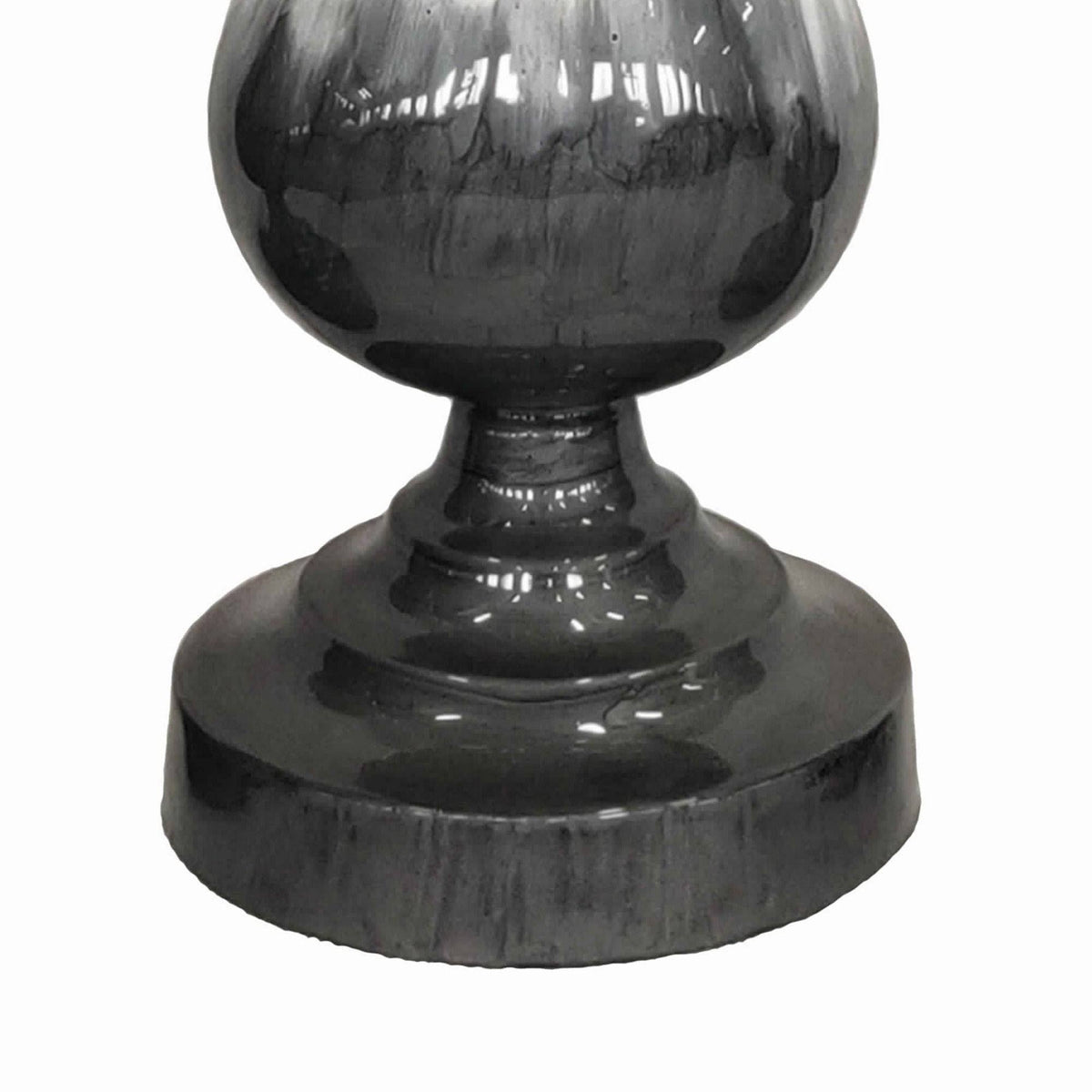 White Glass Candle Holder Set of 2 O625199