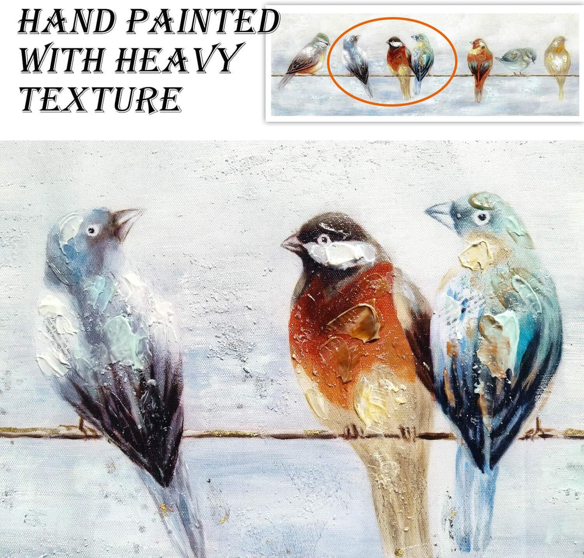 Bird Canvas Wall Art Painting L820979