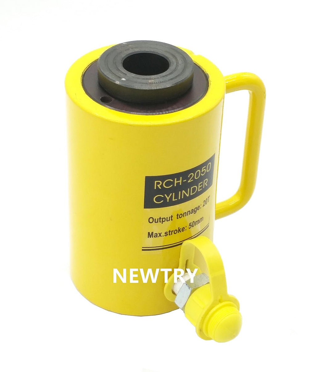 20 Ton Hollow Hydraulic Cylinder Ram Jack, 50mm Stroke N353097