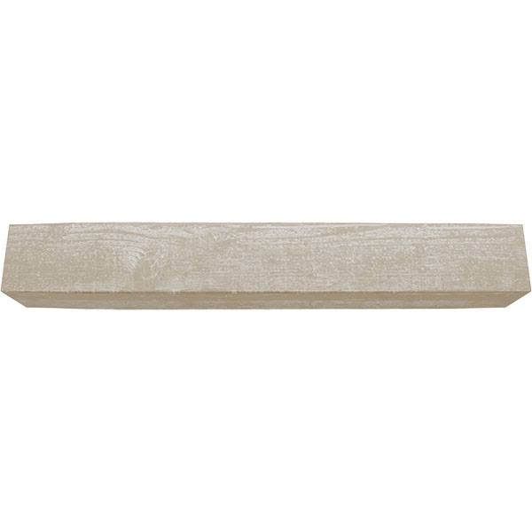White Washed Faux Wood Fireplace Mantel E154976