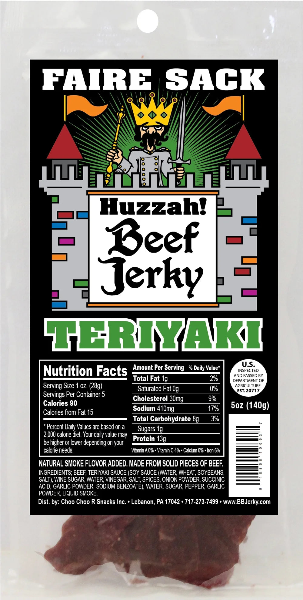 5 oz Beef Jerky D708