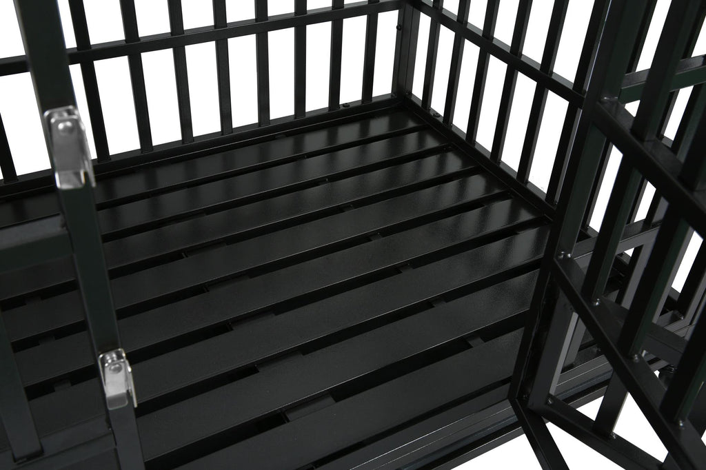 Heavy Duty Dog Cage Crate with Roof N91512