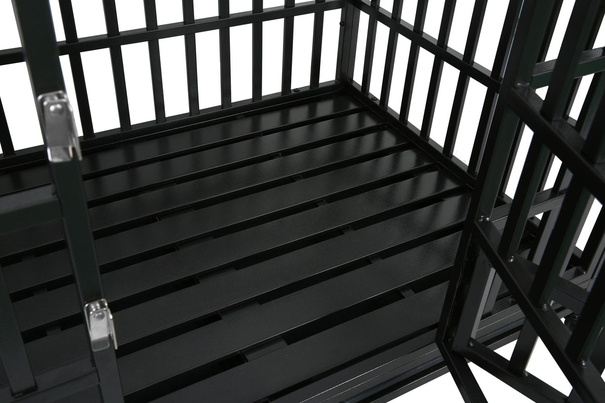 Heavy Duty Dog Cage Crate with Roof N91512