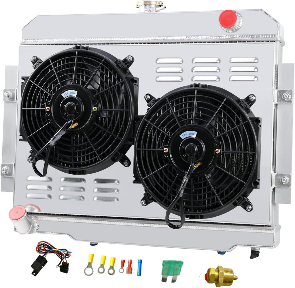 3 Row Aluminum Radiator for Jeep CJ Series G329