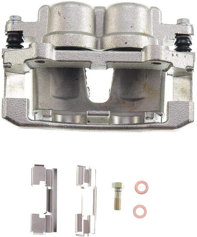 Disc Brake Caliper Assembly with Bracket Front Left Pack of 2 Y25204