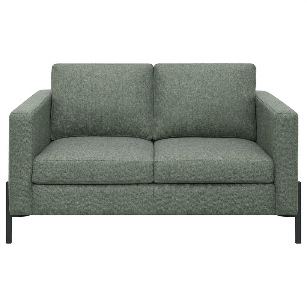Upholstered Fabric Sofa Set with Track Arms B82033