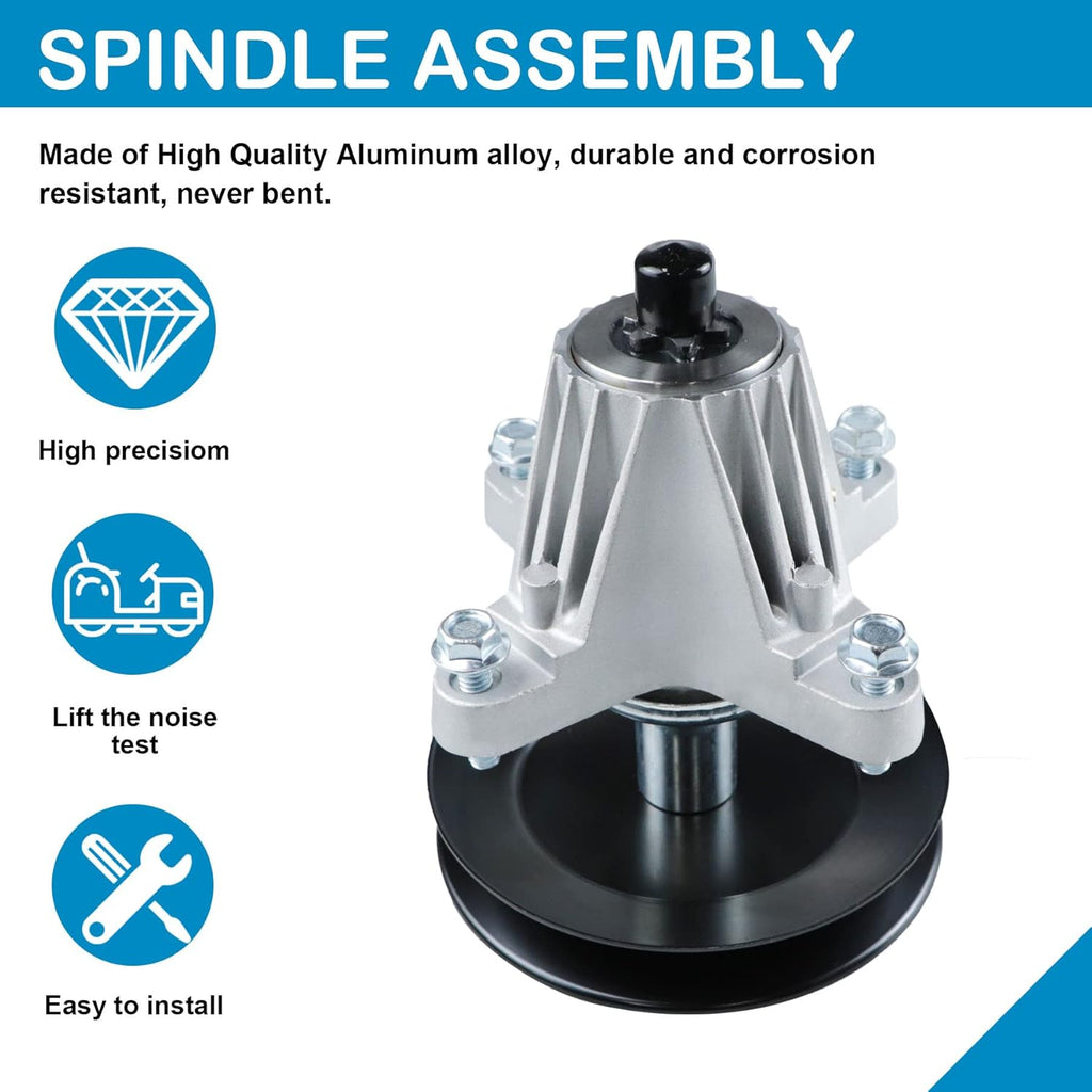 Spindle Deck Assembly with Pulley for 54 Deck Mower Pack of 2 Z85551