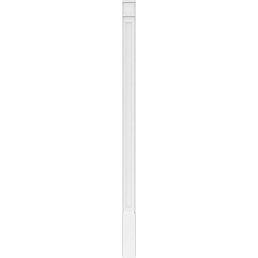 Flat Panel PVC Pilaster with Decorative Capital & Base (Pair) H6840