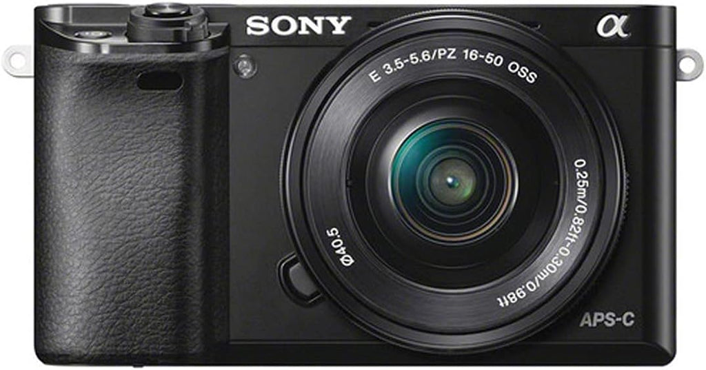 24.3MP Mirrorless Camera with 16-50mm & 55-210mm Zoom Lens (Black) and 64GB Accessory Bundle J1283