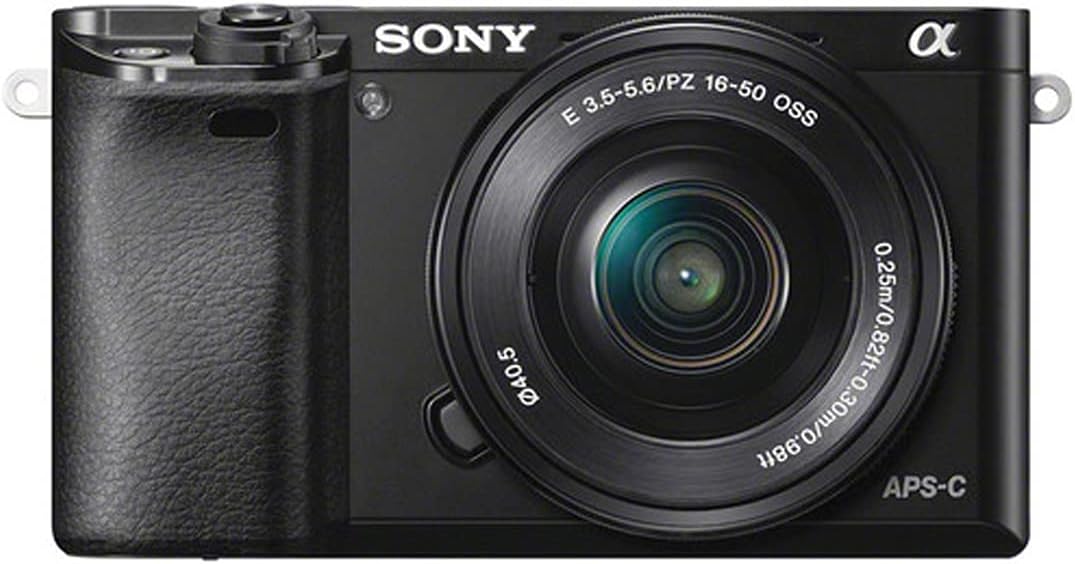 24.3MP Mirrorless Camera with 16-50mm & 55-210mm Zoom Lens (Black) and 64GB Accessory Bundle J1283