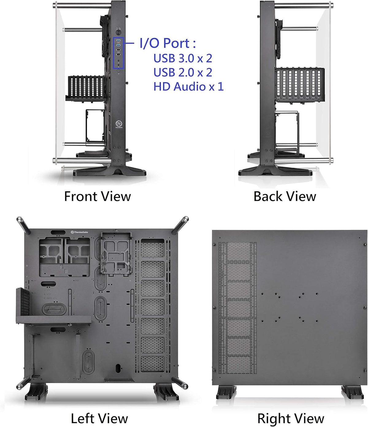 Black Open Frame Computer Case R545781