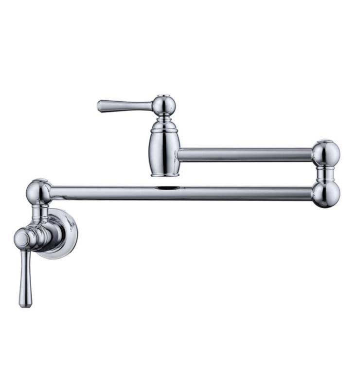 Brushed Nickel Pot Filler D162