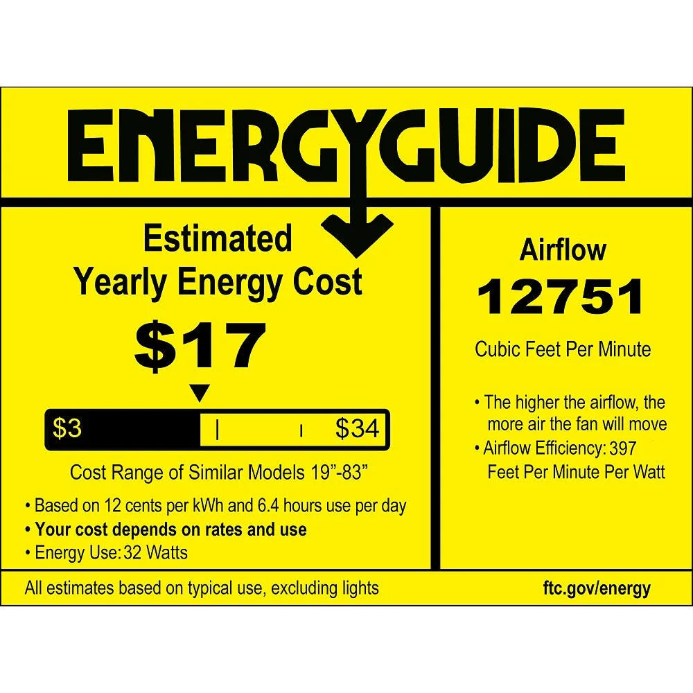 Oil-Rubbed Bronze Large Ceiling Fan W538