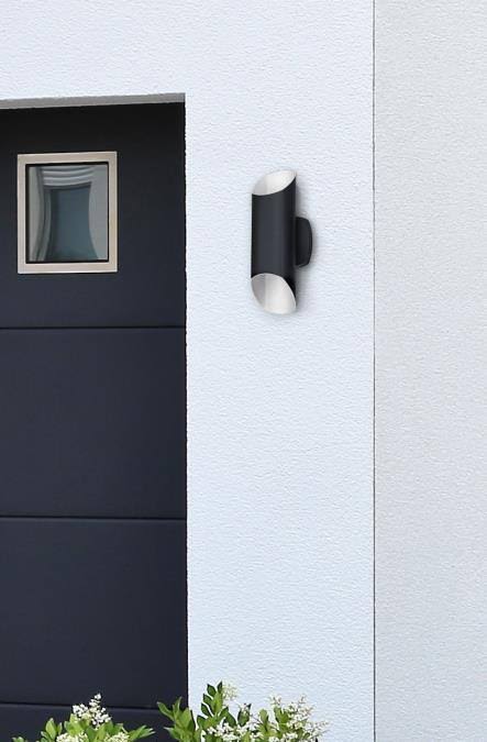 14 inch 2 LED Outdoor Wall Mount Matte Black G90763