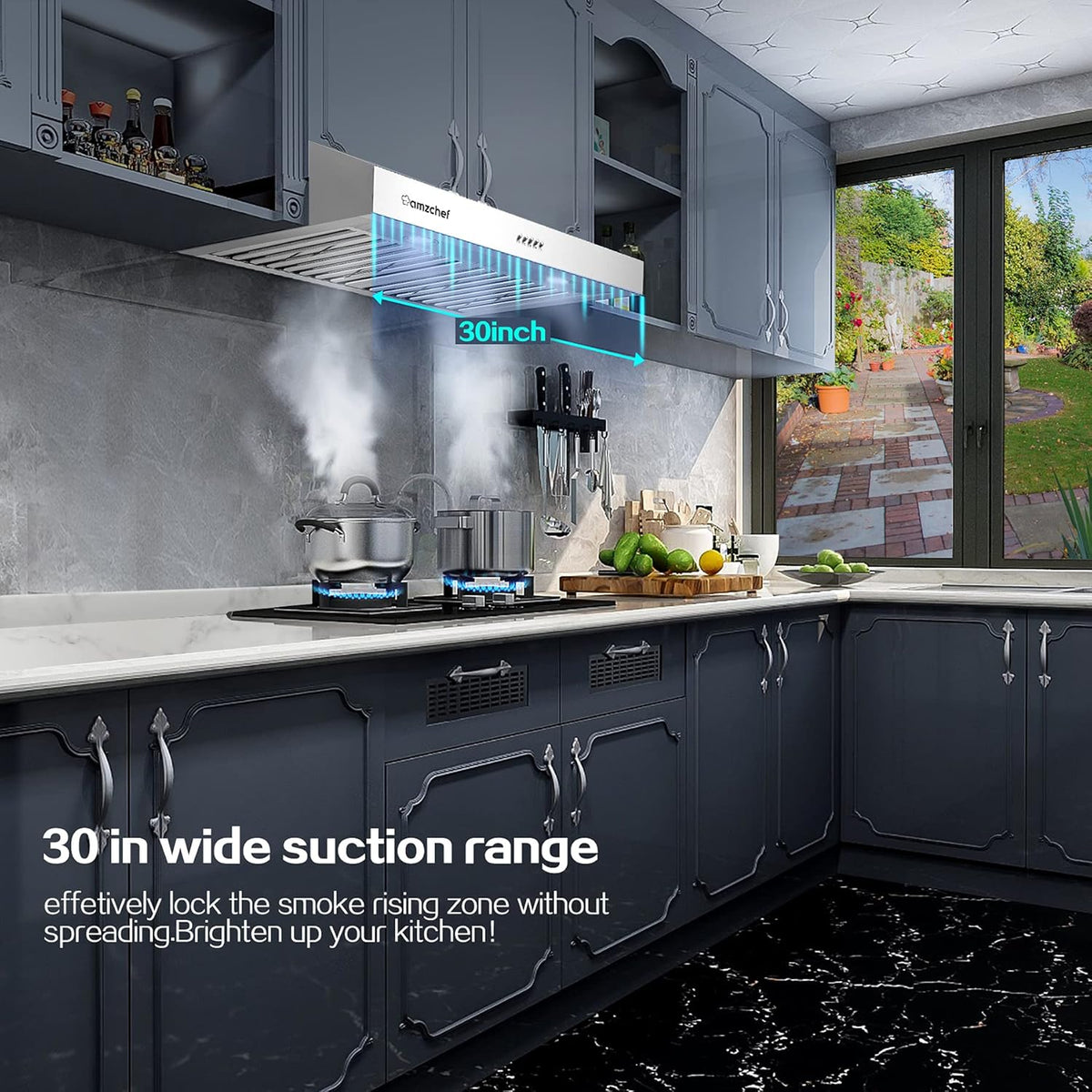 30 inch 700CFM Stainless Steel Under Cabinet Range Hood X387
