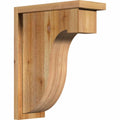 Rough Sawn Corbel with Backplate, Western Red Cedar Q6336