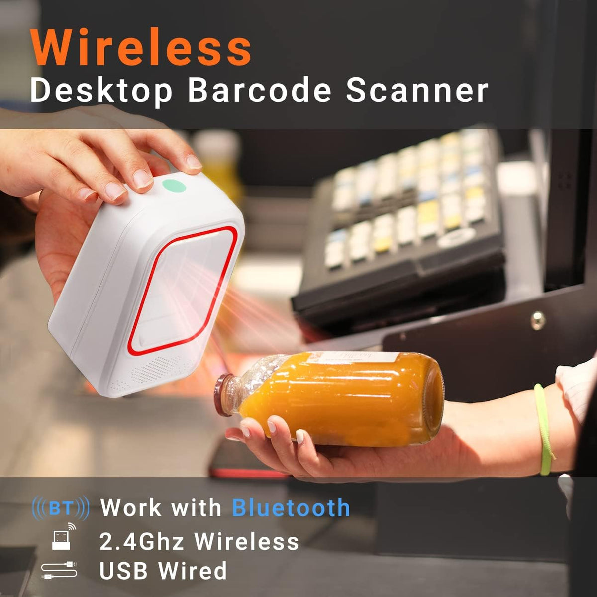 2D Wireless Barcode Scanner W7220