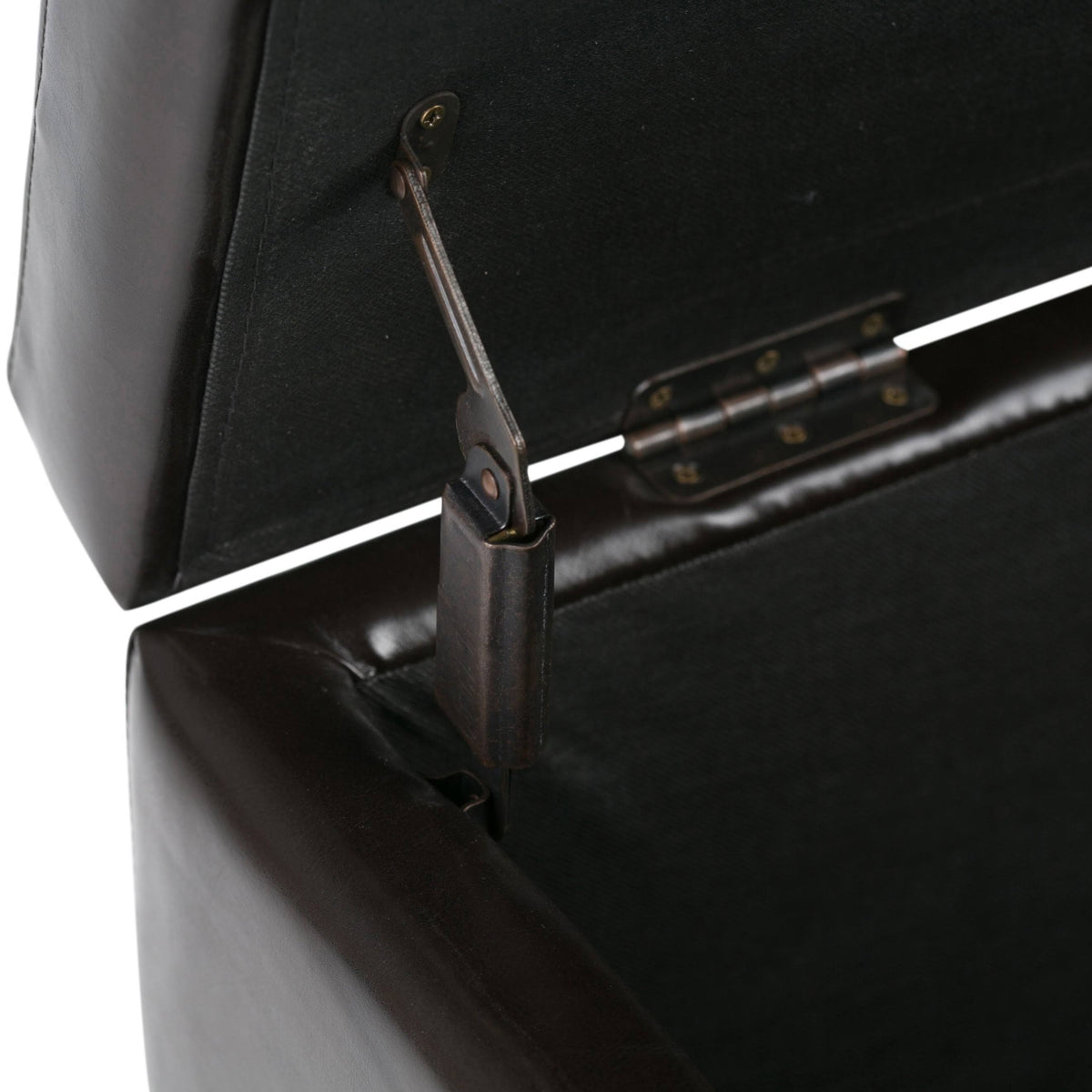 Stone Grey Rectangle Storage Ottoman Q832862