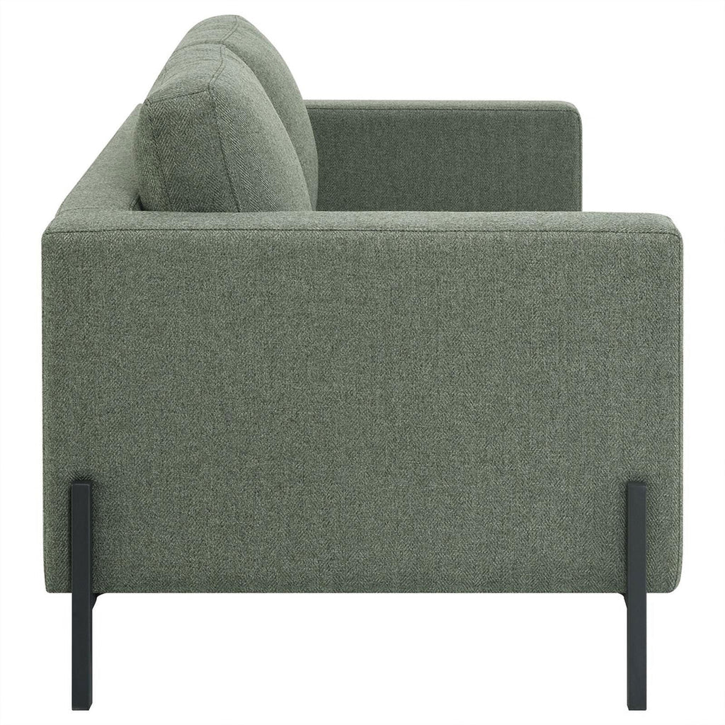 Upholstered Fabric Sofa Set with Track Arms B82033