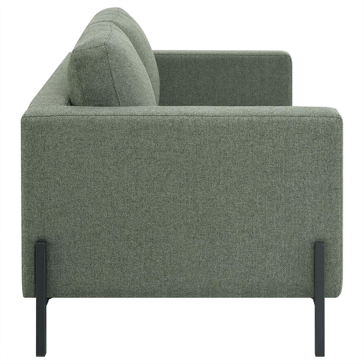 Upholstered Fabric Sofa Set with Track Arms B82033