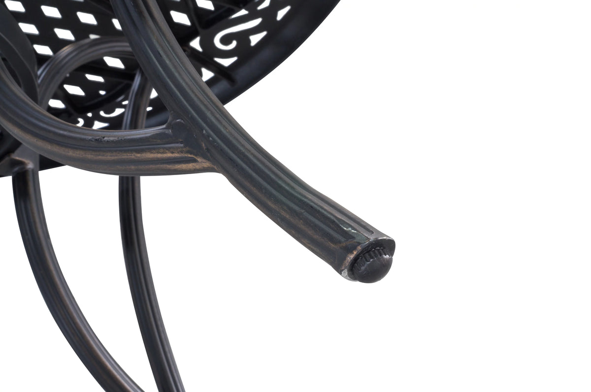 48 in Round Cast Aluminum Outdoor Dining Table T963