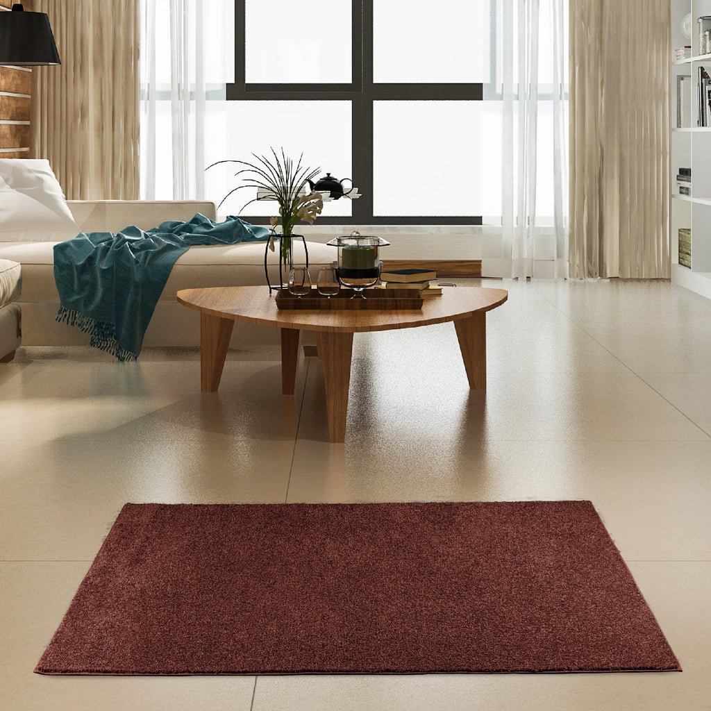 Chocolate Color 2' x 4' Rectangle Rug Set of 20 U65866