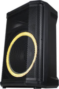 Portable Bluetooth Karaoke DJ Speaker with Remote Control and LED Light Show, 12", 2600 Watts X8684