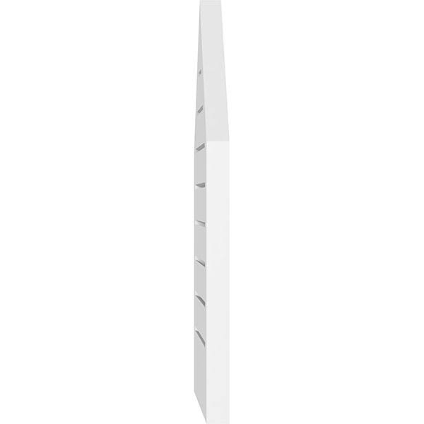 26x22W x 20x22H Peaked Top Surface Mount PVC Gable Vent E916