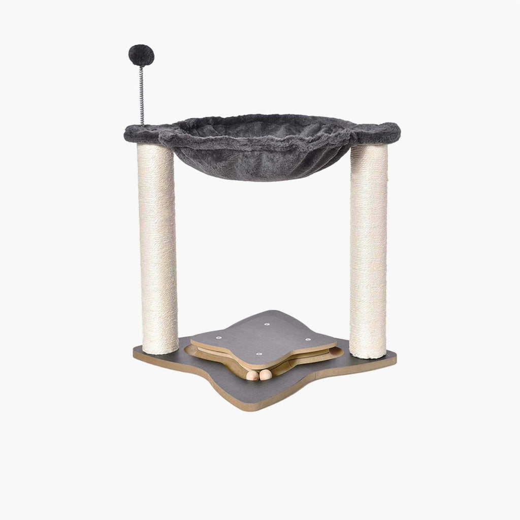 3 in 1 Cat Scratching Post with Hammock U698196