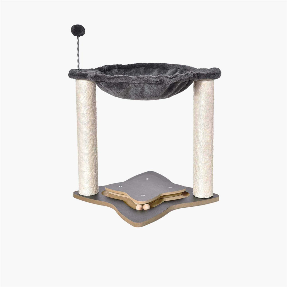3 in 1 Cat Scratching Post with Hammock U698196