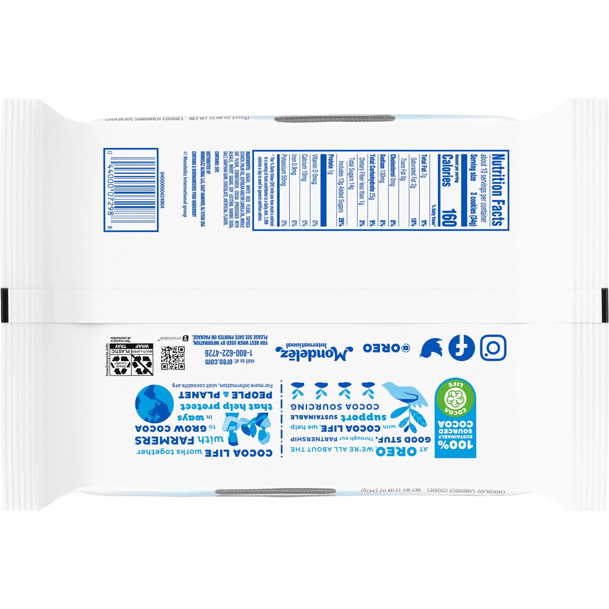 Gluten Free Chocolate Sandwich Cookies Pack of 18 R32486