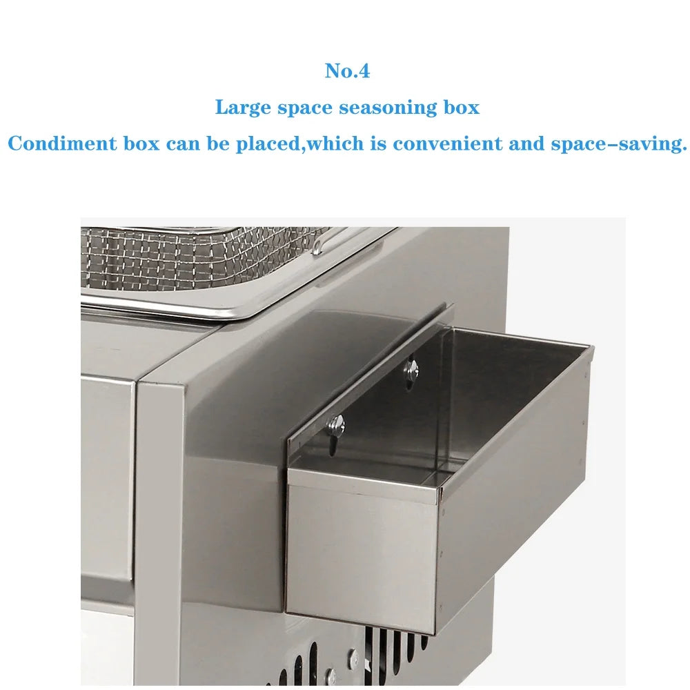 3 in 1 Fryer Noodle Cooker Deep Frying Stove 220V C483