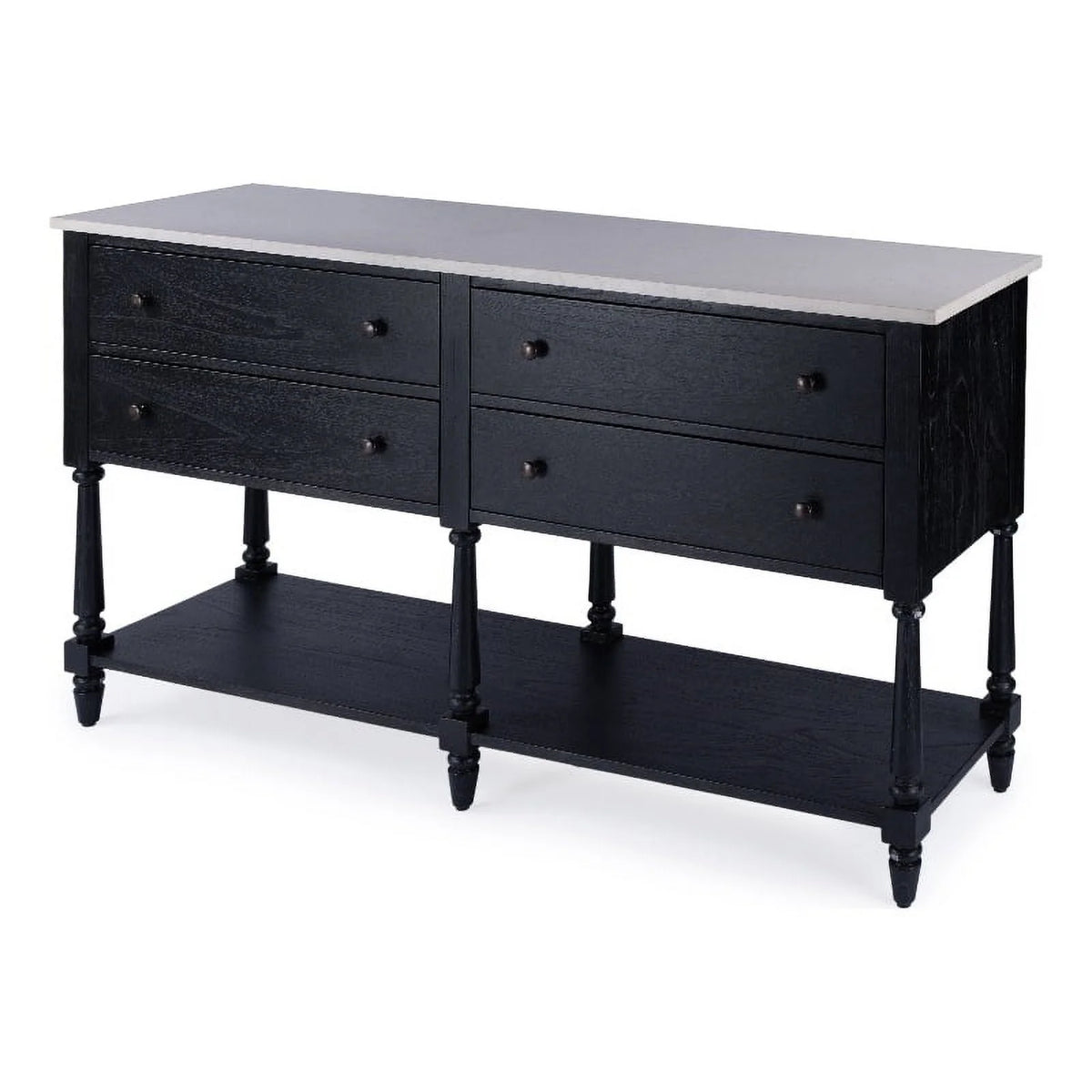 Black Marble Sideboard C5526