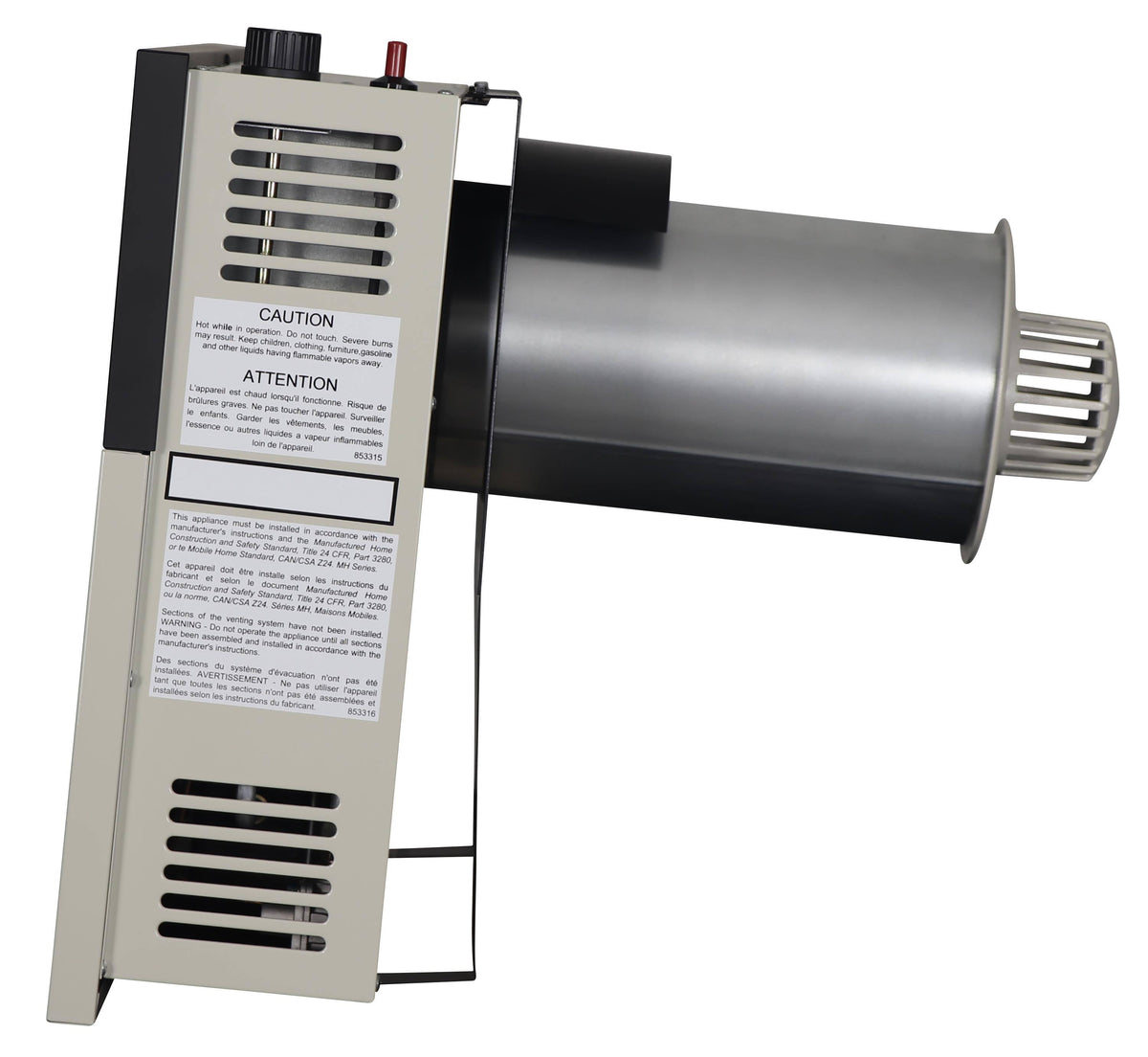 17,000 BTU Direct Vent Natural Gas Heater L667
