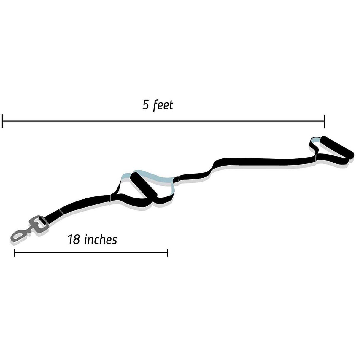 Heavy Duty Dog Leash Double Handle T471