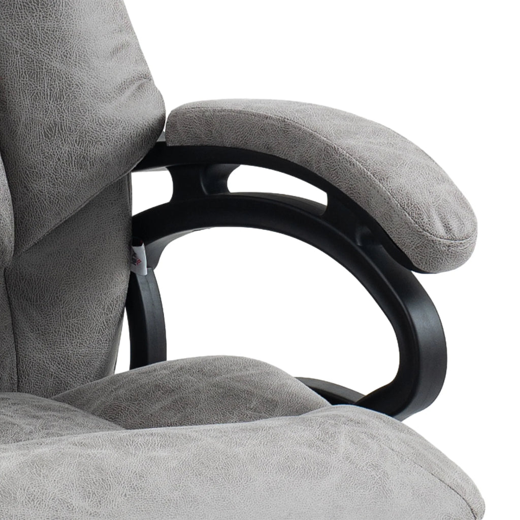 Gray Vibration Massage Office Chair with Heat N8018