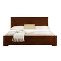 Walnut Wooden King Platform Bed F808