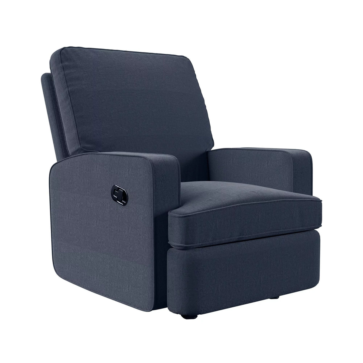 Navy Chenille Rocker Recliner Chair Q64811