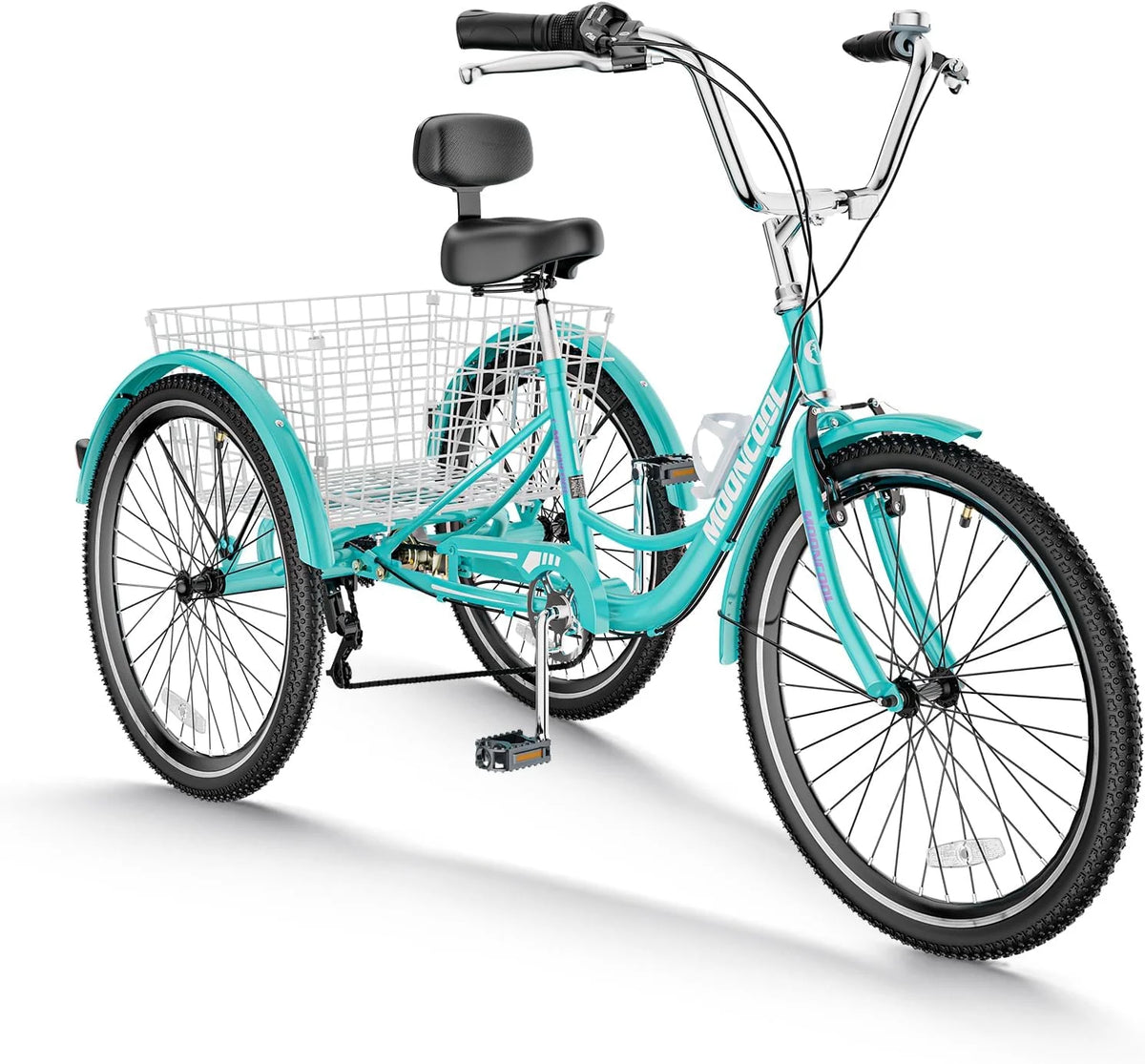 20/24/26 inch 7 Speed Adult Tricycle with Basket Z612
