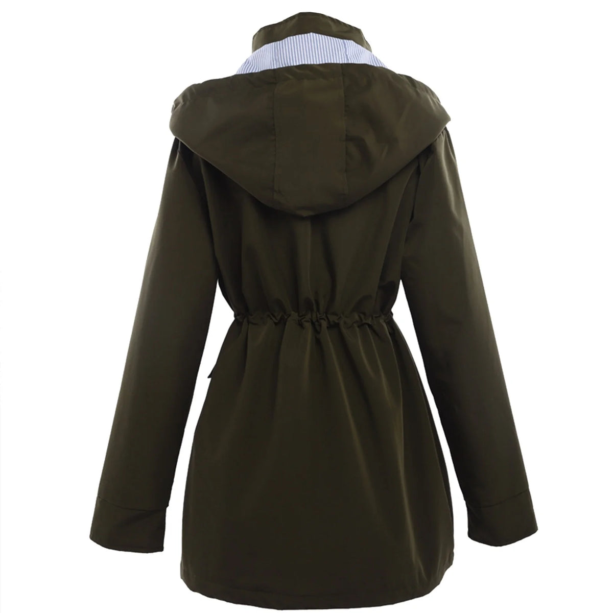 Solid Color Hardshell Jacket Windbreaker Coat E70737
