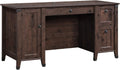 Computer Desk and 5-Shelf Bookcase, Washington Cherry Finish W579786