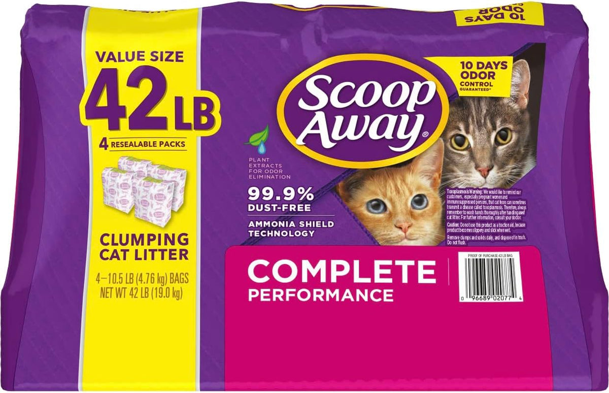 Fresh Scented Clumping Clay Cat Litter, 42 lb M946